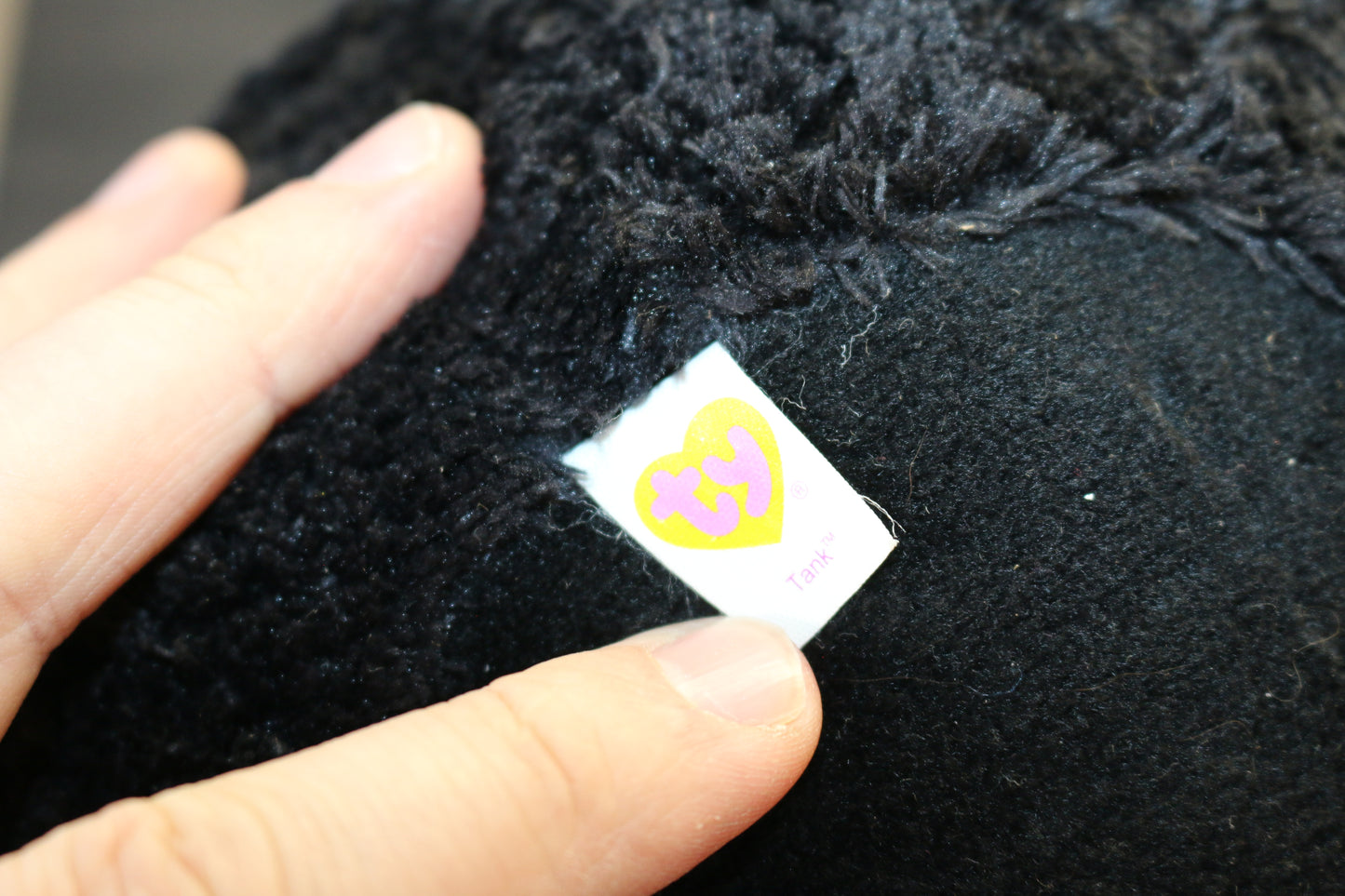 2013 Ty Beanie Ballz Tank The Gorilla 6” Glittery Eyes Tagged Soft Toy Plush