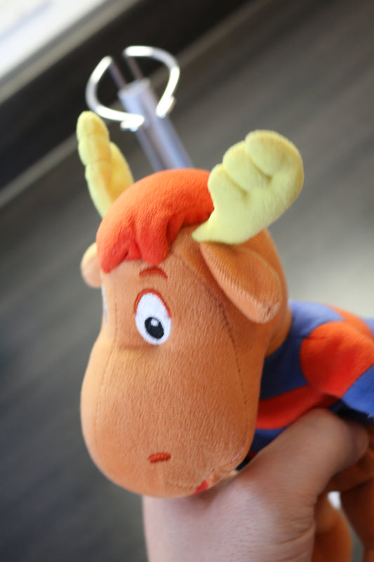 9" Tyrone The Moose Plush Stuffed Ty Beanie Baby Action Figure Backyardigans