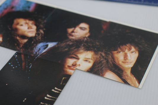 1990 Panini Fan Club Collection Pop Star Stickers Bon Jovi (#21-22-23-25)