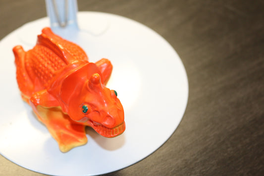 1983 Fisher Price Adventure People Alpha Star Orange Alien Creature Vintage