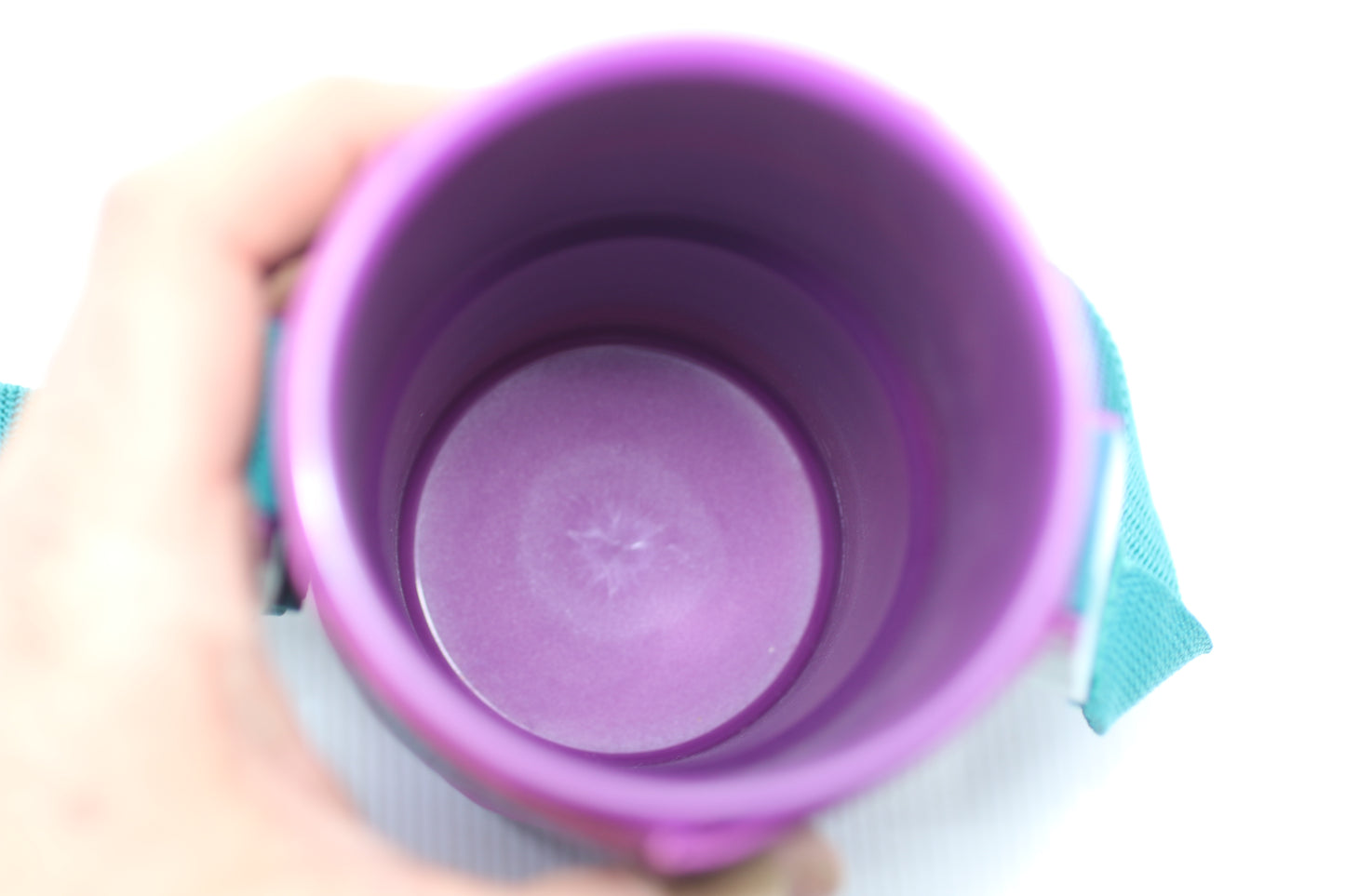 Tupperware Thirstquake 30oz. Tumbler Vintage With Insulated Carrying Bag Purple