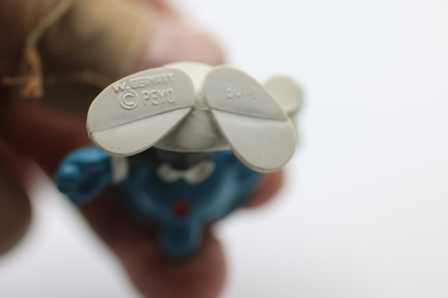 Smurfs 20075 Quack Smurf Brainy Doctor Vintage Original Figure PVC Toy Figurine