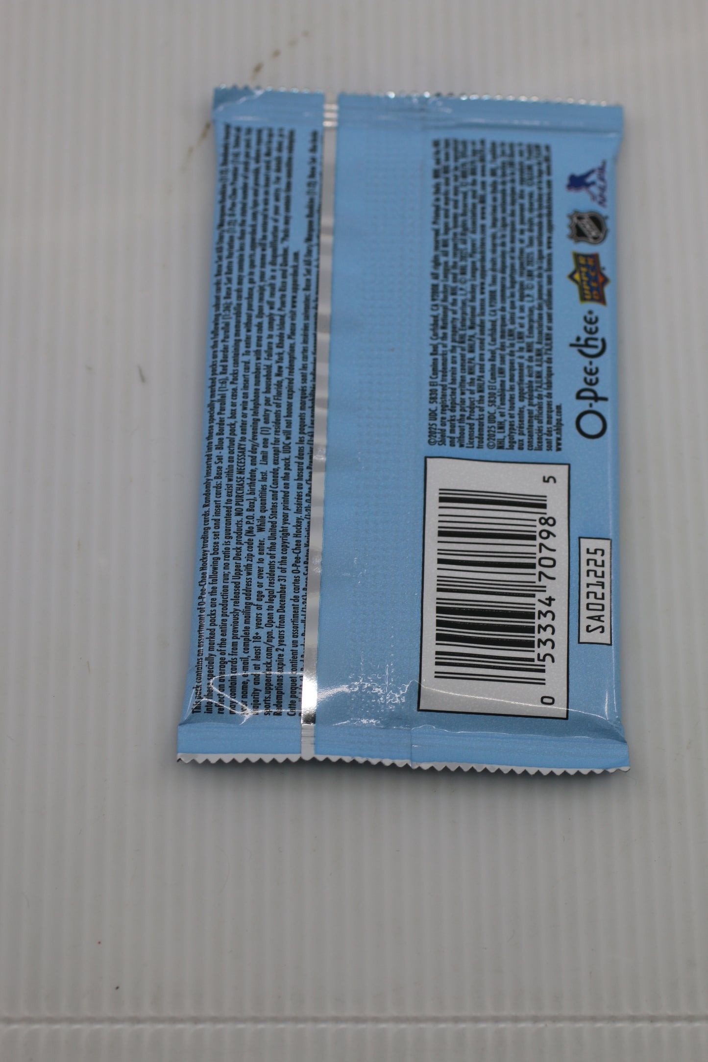 2024-25 Upper Deck O-Pee-Chee Hockey Pack - 8 Cards Per Pack Sealed