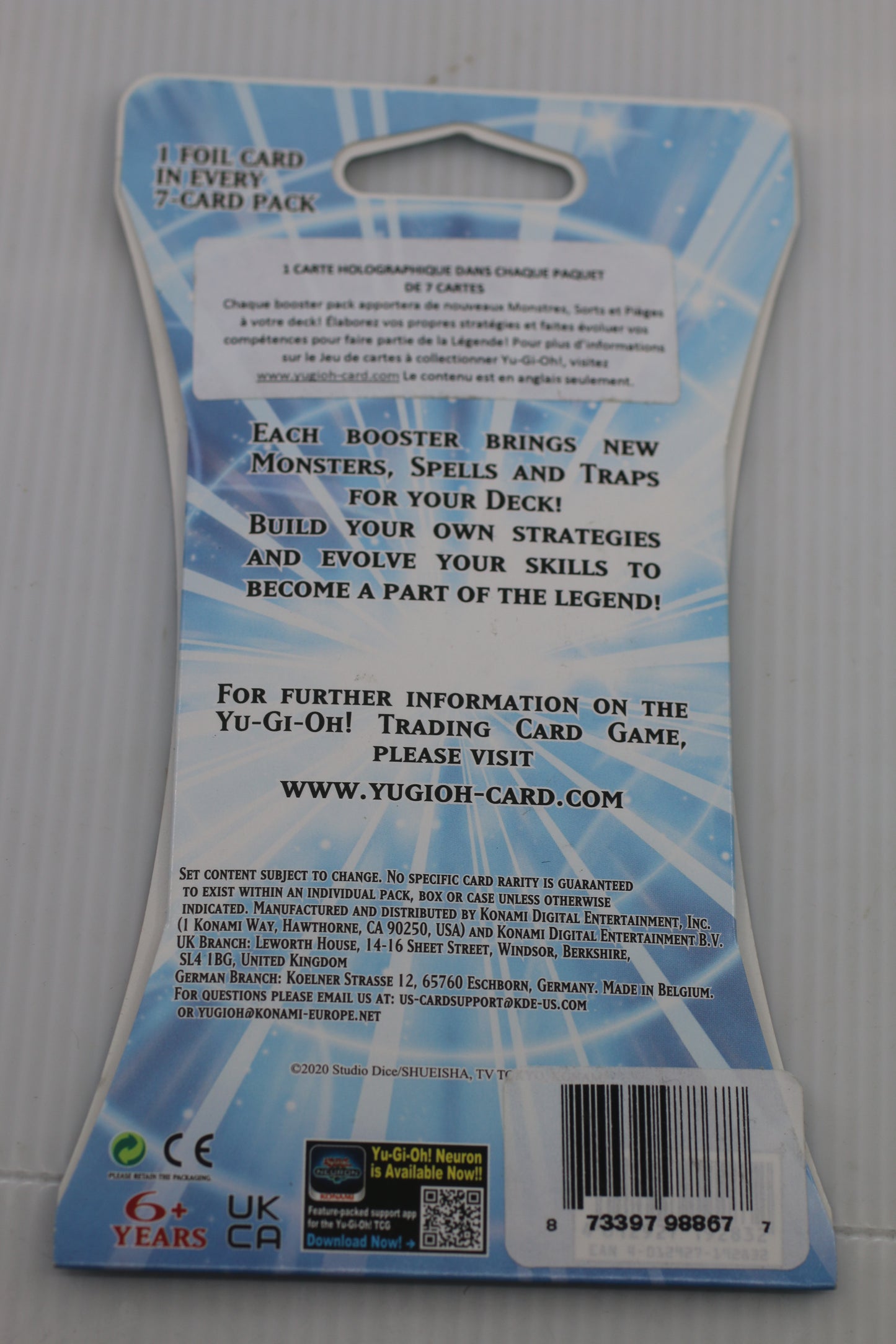 Yu-Gi-Oh Justice Hunters Sleeved ( 1 Booster Pack ) English 1st Edition