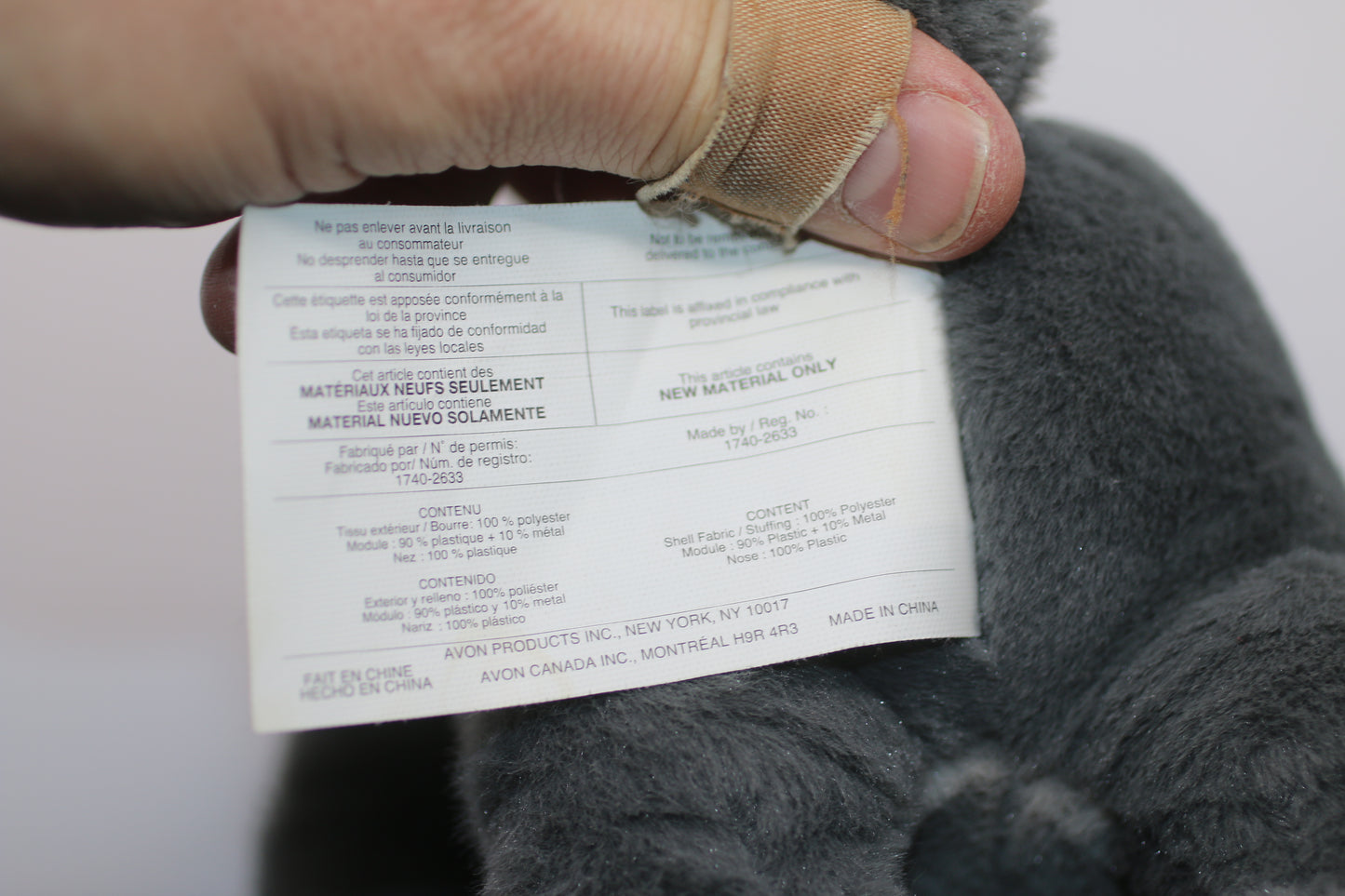 Talking Friends Grey Cat Plush Animated Toy w/ Talking Sound