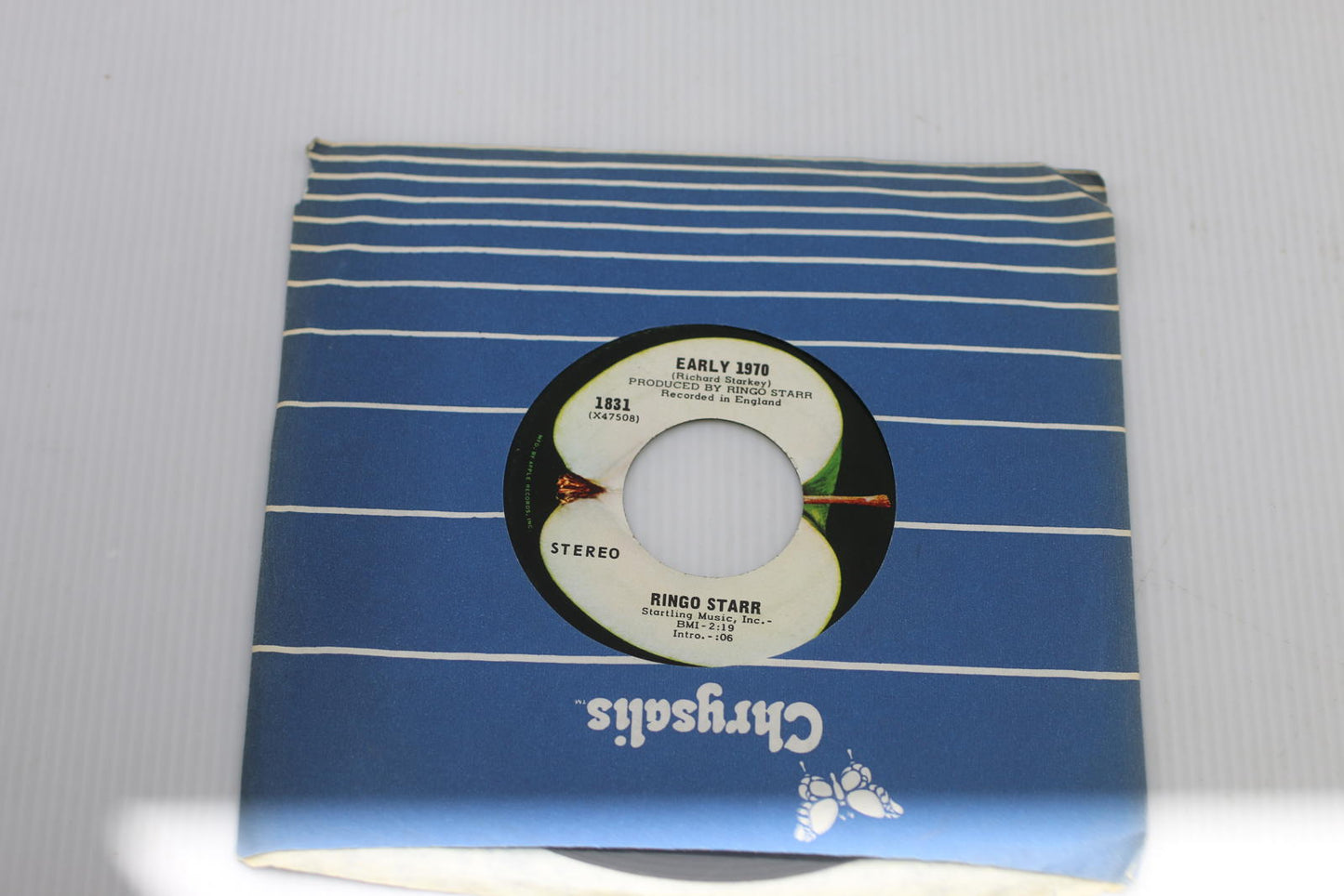Vintage 45 RPM Vinyl Single by Ringo Starr - 'It Don't Come Easy' / 'Early 1970'