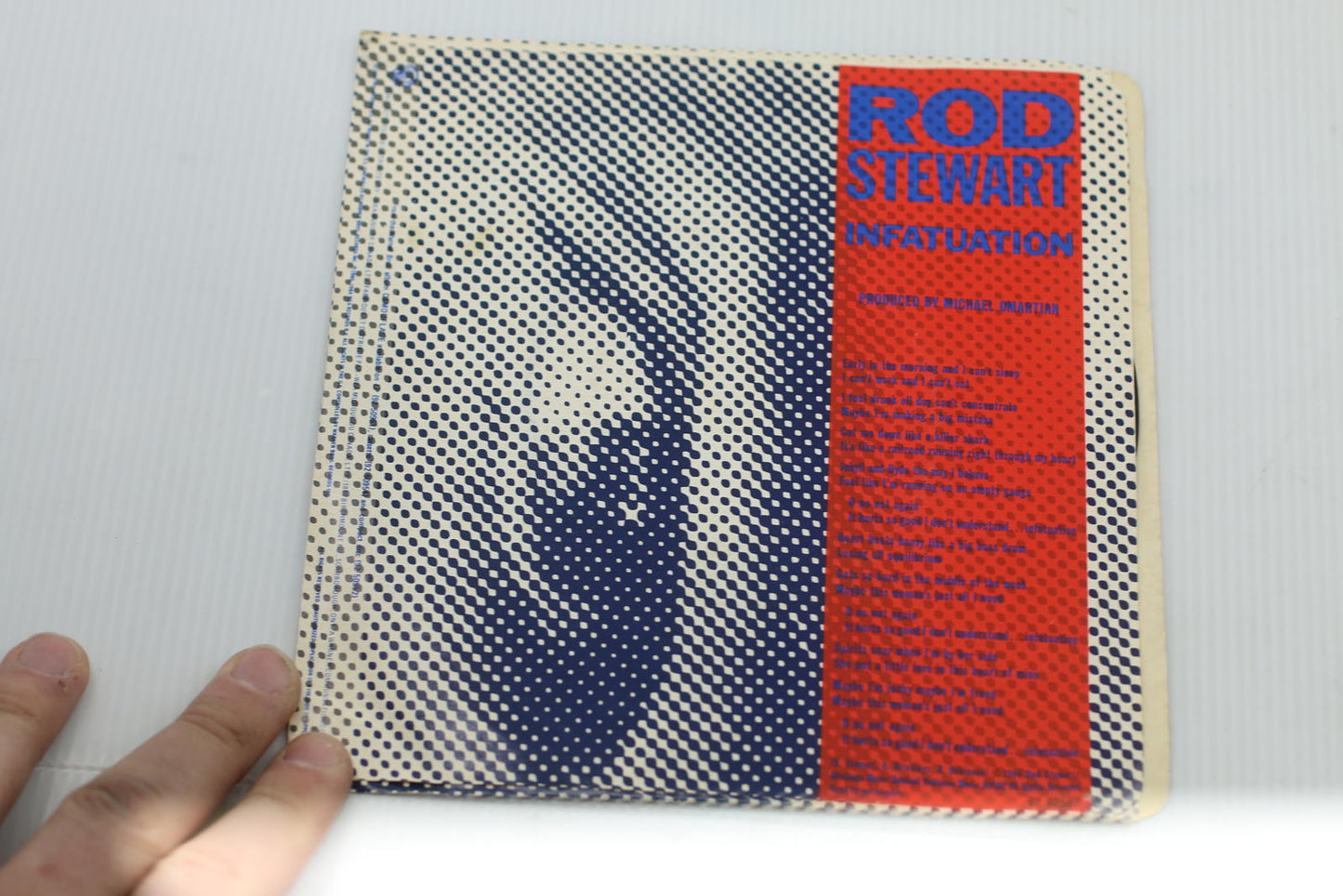 Rod Stewart - Infatuation Vinyl Record Album 45 rpm