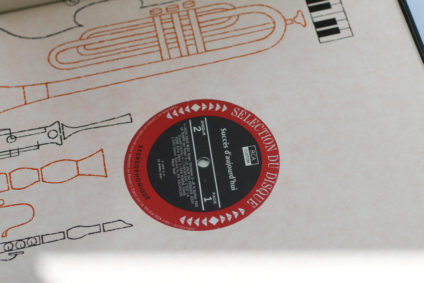 Succès d'aujourd'hui Vinyl Record Album - 60 Grands Airs