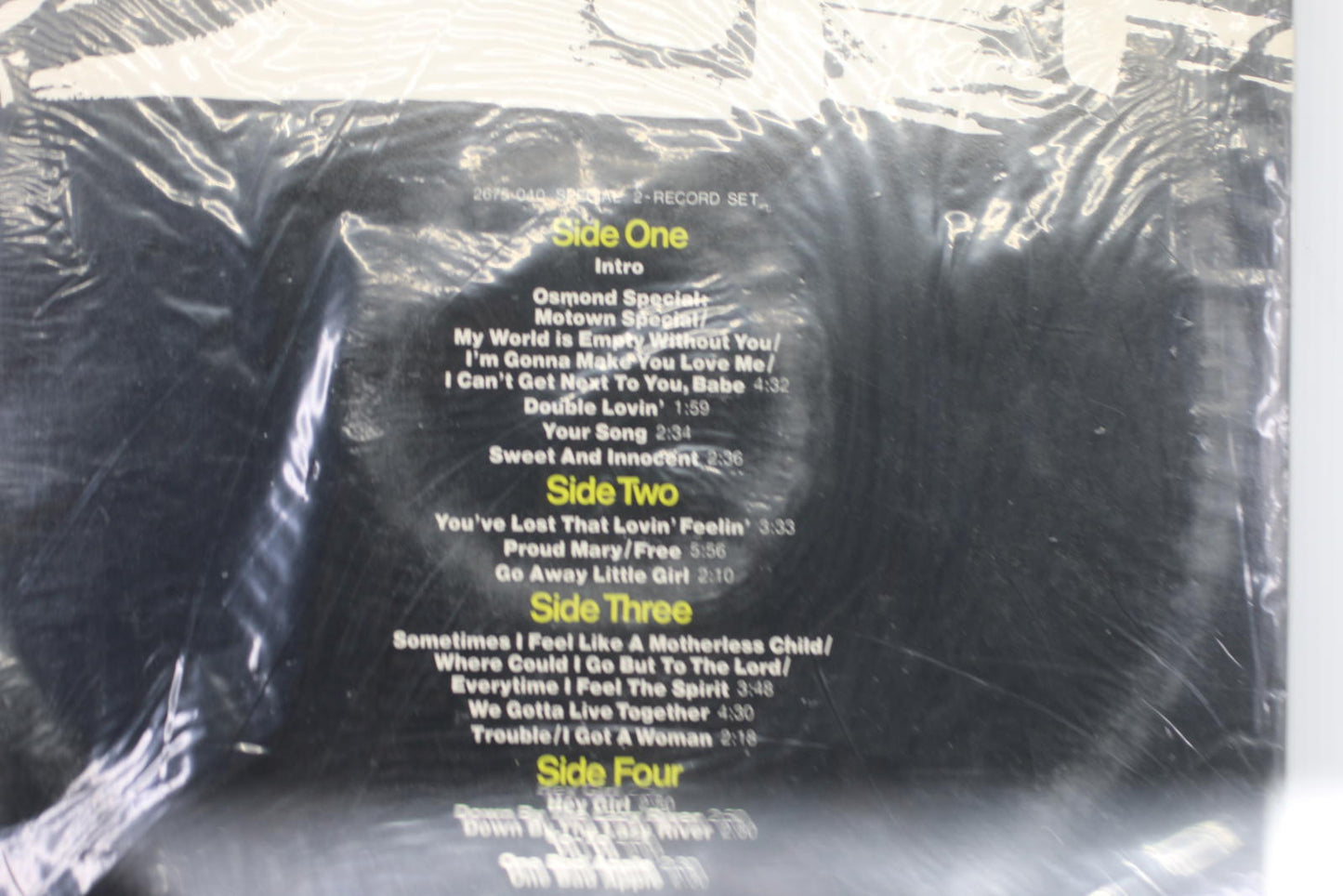 The Osmonds 'Live' Vinyl Record Album