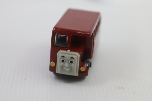 Thomas the Train Bertie Bus Diecast Metal Friends Take Play Along Red 2002