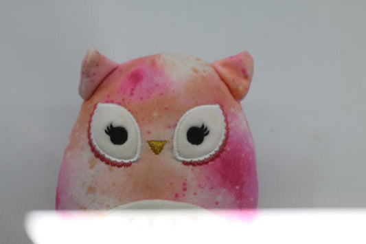 Squishmallows Pink Owl Plush Kellytoy Jazwares Soft Stuffed Animal