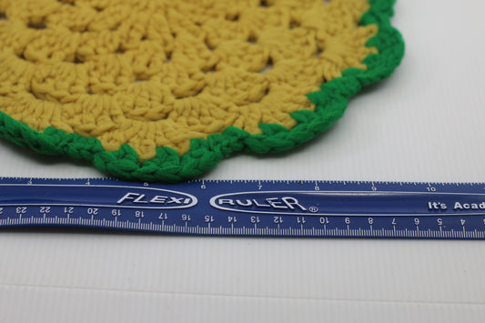 1x Crochet Flower Coaster, kitchen Crochet Pattern Coaster pattern