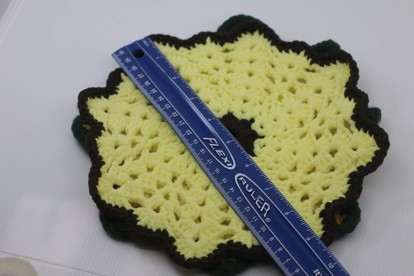 2x Crochet Flower Coaster, kitchen Crochet Pattern Coaster pattern