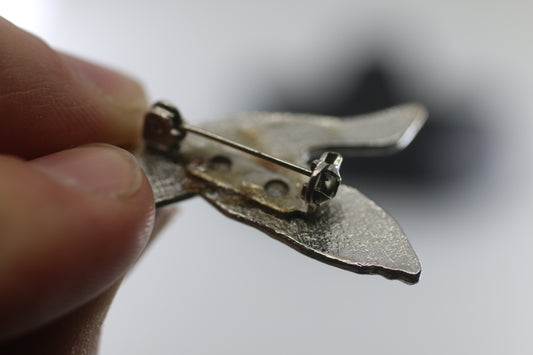 Vintage Canada Enamel Lapel / Hat Pin - Canadian Bird in Flight- 1 3/8”