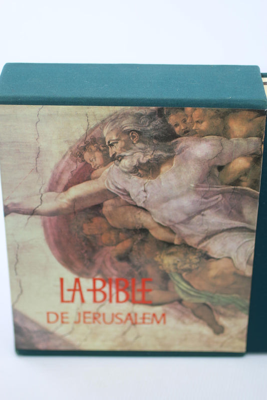La Bible de Jérusalem – Édition française –Reliure rigide avec étui Cerf / Fides