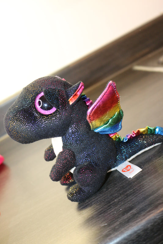 Ty Beanie Babies Boos 2018 Anora Black Dragon 6 Inches