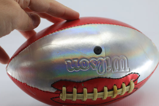 Pre-owned Wilson CFL Football Red ball for kid GC