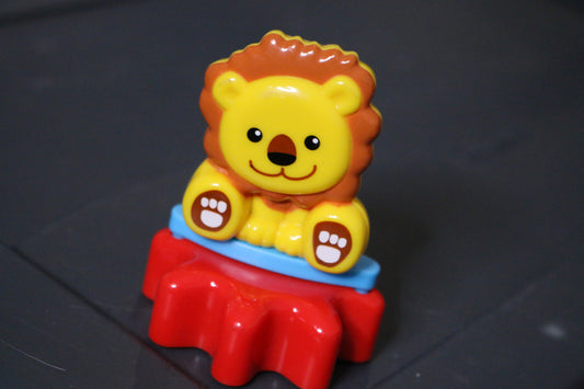 Vtech Gear Zooz Toy Replacement Part Lion Figure Cute Animal