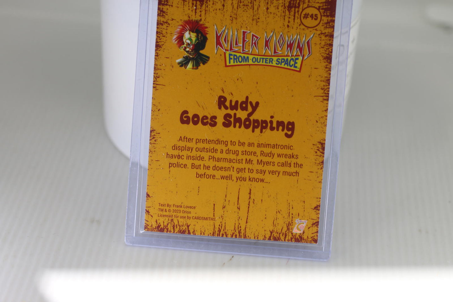 Killer Klowns From Outer Space Rudy Goes Shopping Trading Card #45
