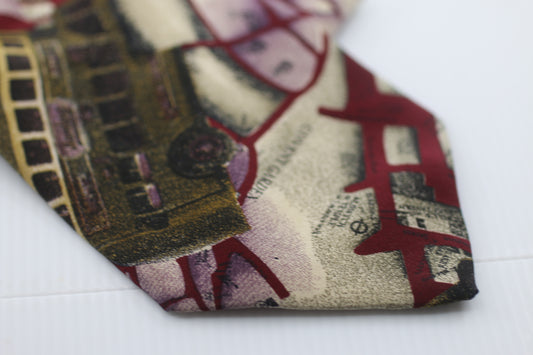 Boulevard club trefle Platinum / platine collection tie