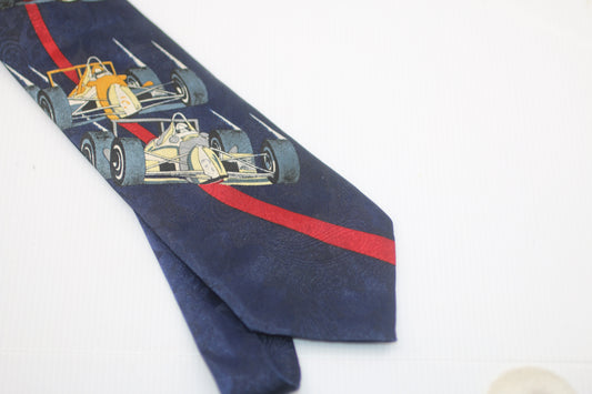 100% Polyester made in Korea Formula 1 tie