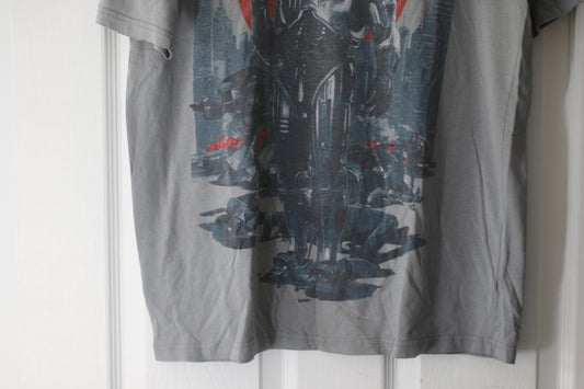 RoboCop Graphic TShirt Gray Movie Artwork Loot Crate Men’s L