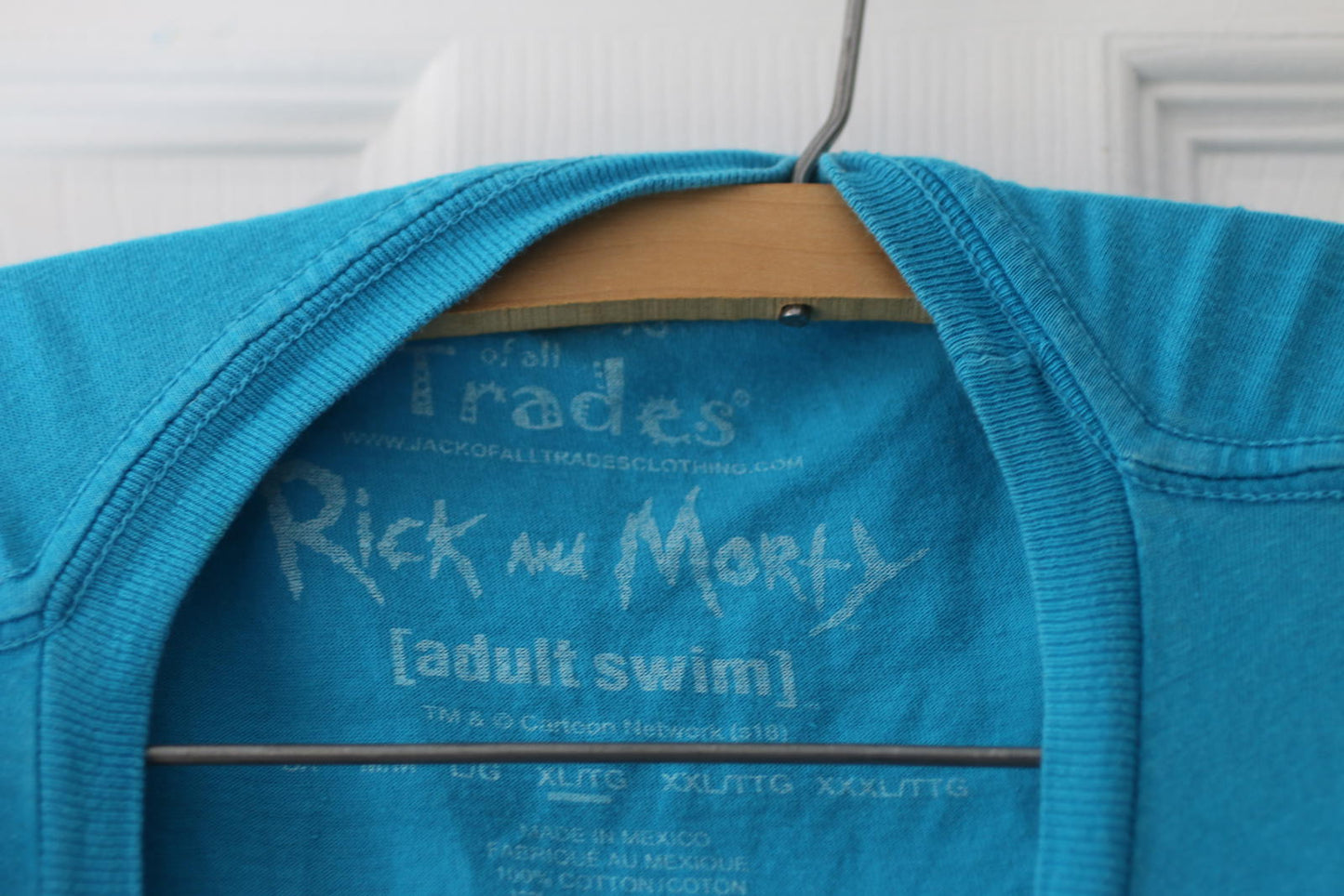 Rick & Morty Embroidered Faces T-Shirt – Adult Swim Jack of All Trades Men’s XL