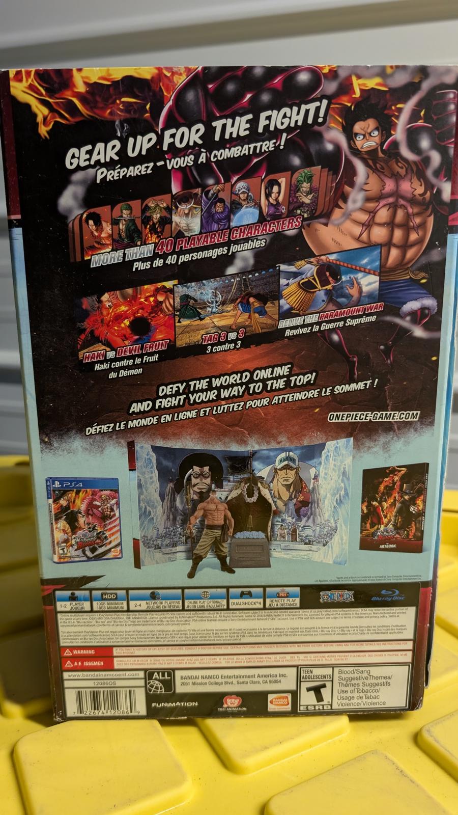 One Piece: Burning Blood -- Marineford Edition (Sony PlayStation 4, 2016) game
