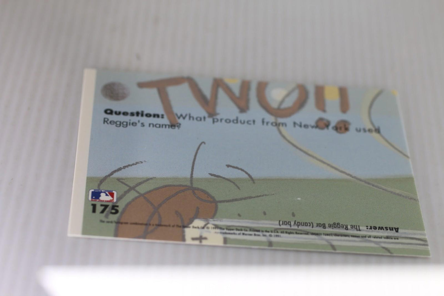 1991 Upper Deck Comic Ball 2 warner bros #175 Looney Tunes MLB Trading Card