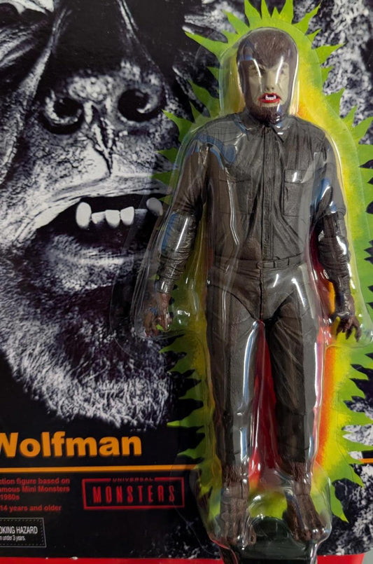 Universal Monsters The Wolfman Retro Glow in the Dark 7in. Action Figure NECA
