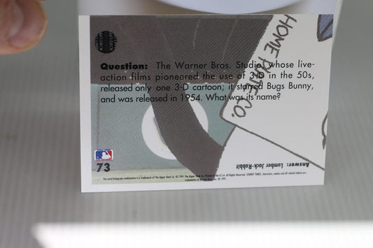 1991 Upper Deck Comic Ball 2 warner bros #73 Looney Tunes MLB Trading Card