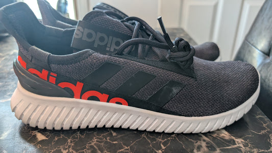 Adidas Cloudfoam Comfort Running Shoes Men’s US 10 Black Red H00275