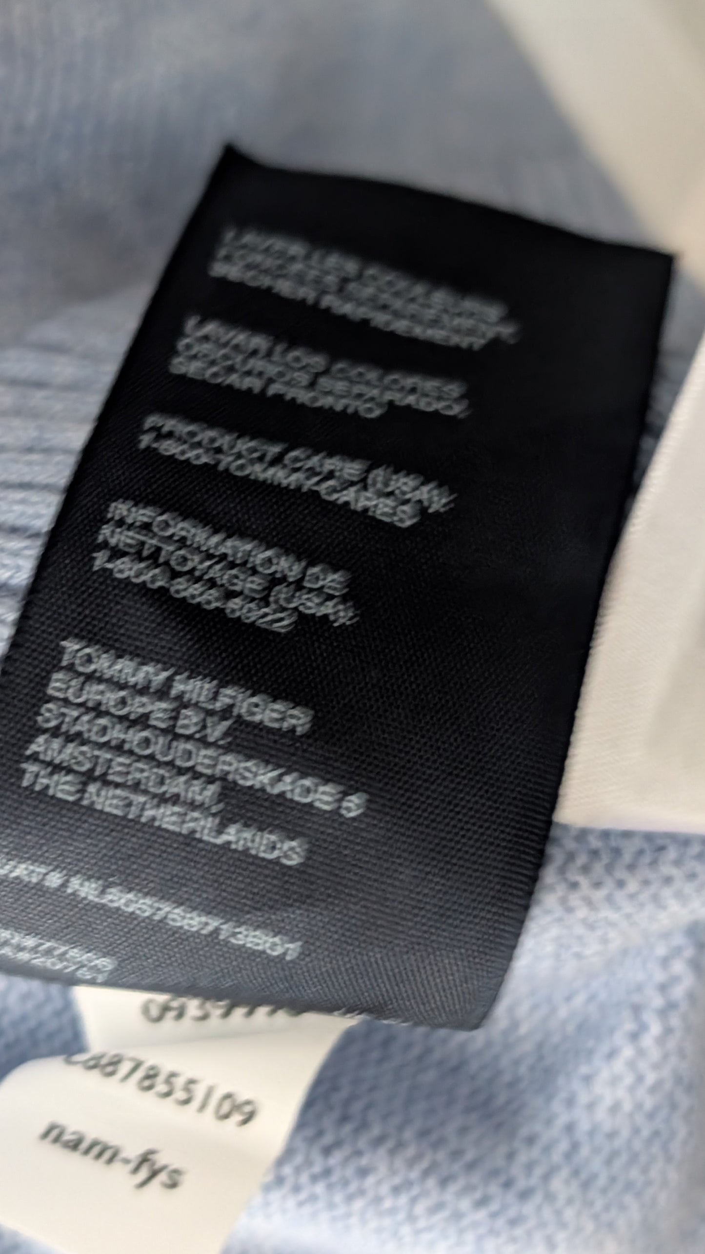 Tommy Hilfiger Men’s 1/4 Zip Knit Sweater Light Blue Cotton Size XXL