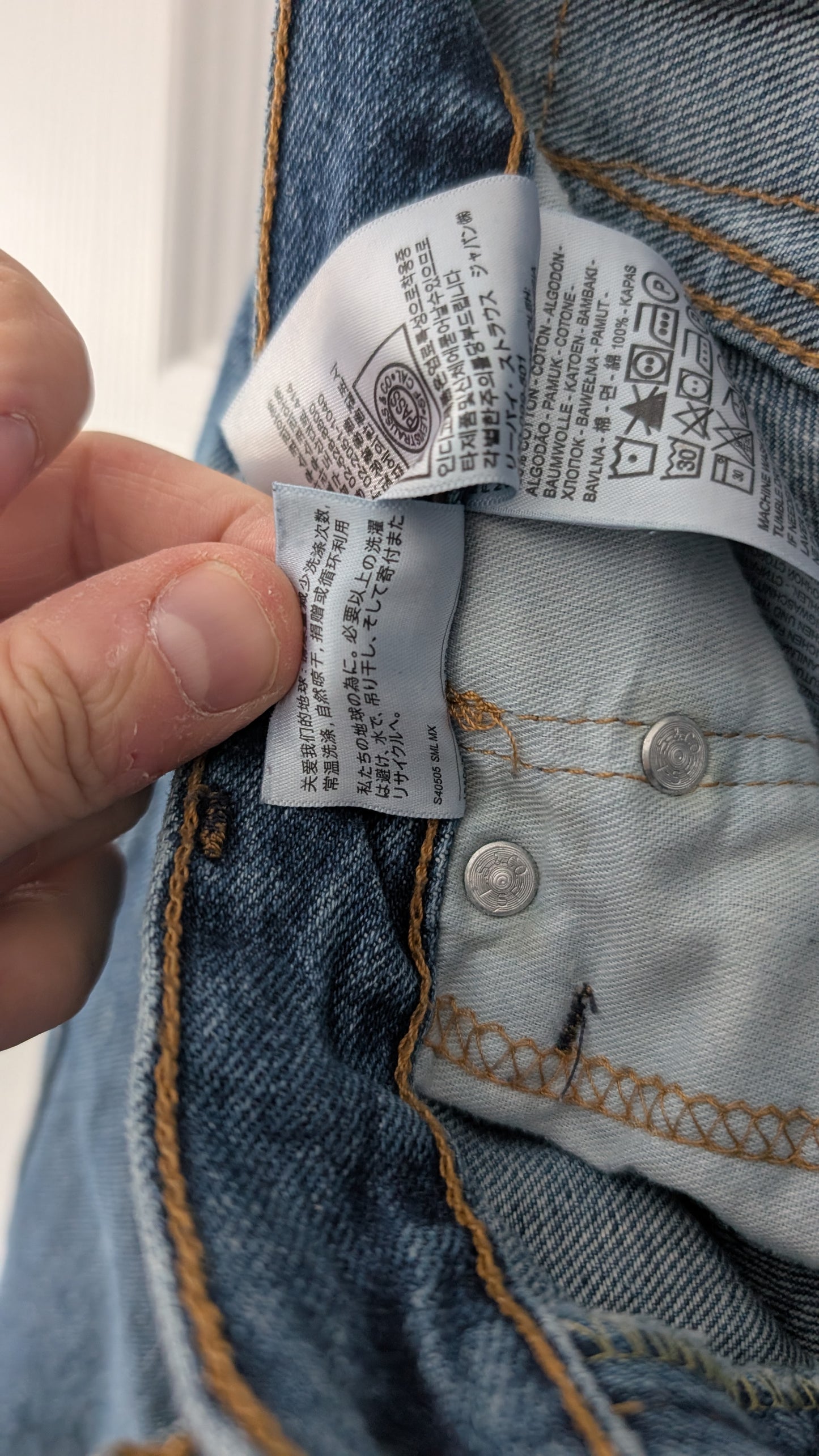 Levi’s 550 Relaxed Fit Jeans W32 L30 Blue Denim Original Riveted Pants