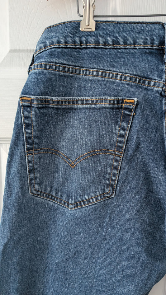 Levi’s 505 Regular Fit Jeans Men’s W36 L29 Blue Straight Leg Denim Zip Fly