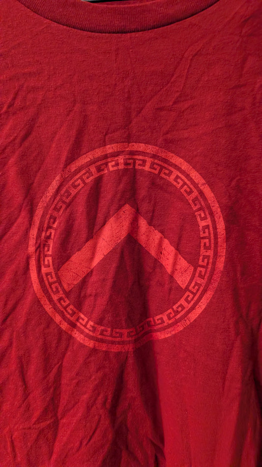 Ubisoft Quebec Assassin’s Creed Dev Team T-Shirt Red Abstergo Logo Anvil Large