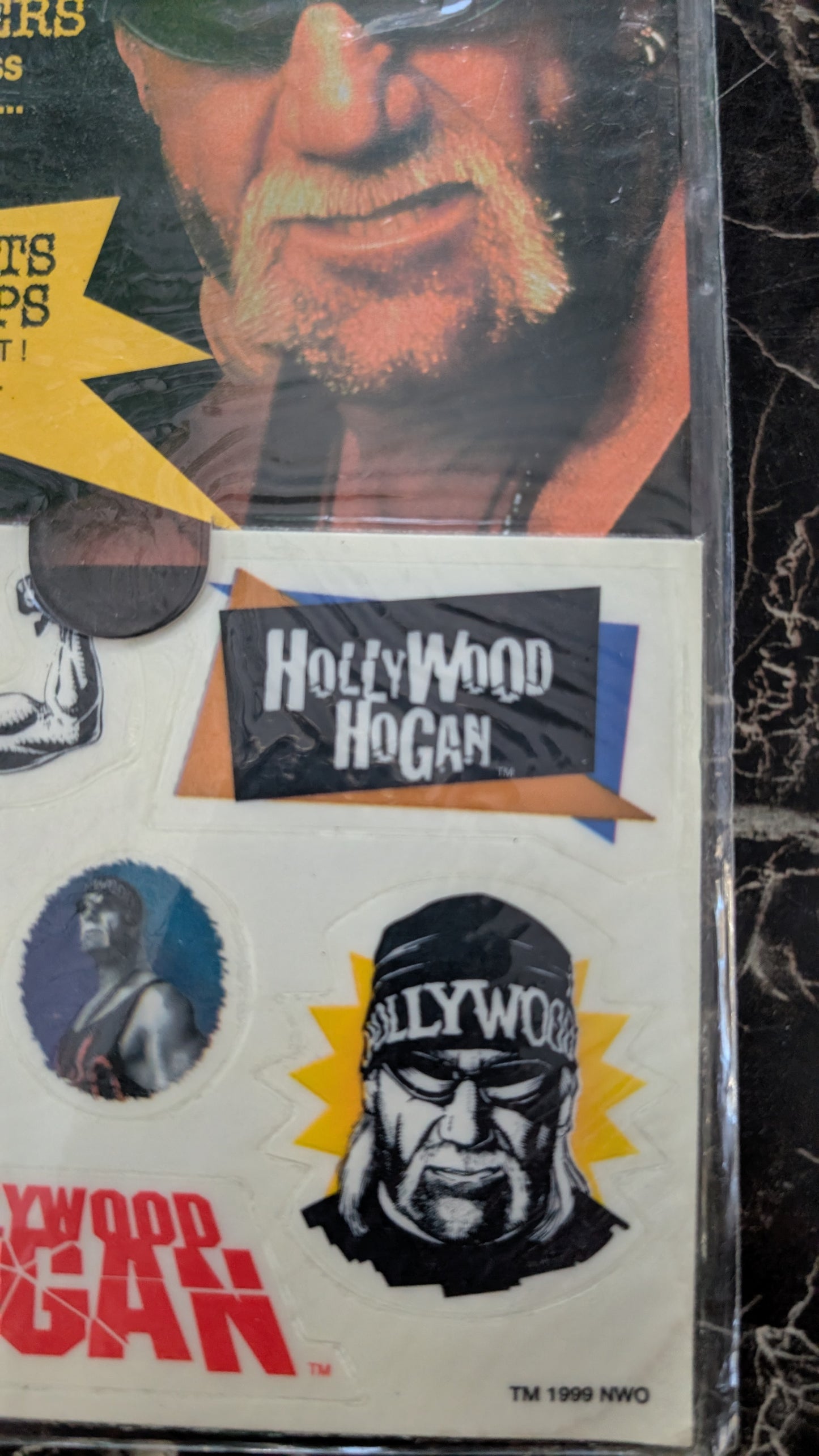 nWo Hollywood Hogan BodyCals Skin Stickers – WCW NWO – New Sealed (1999)