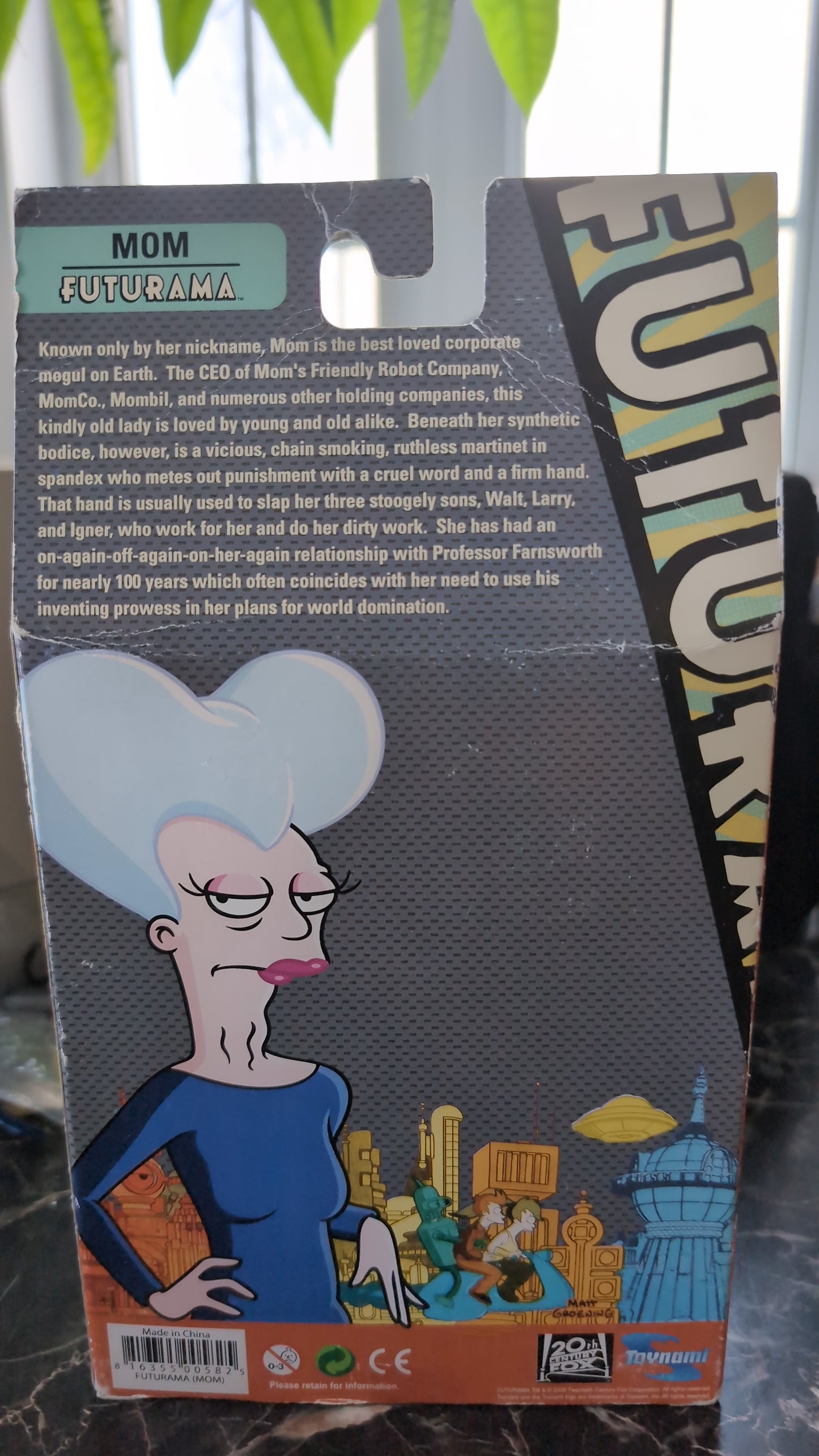Futurama 2009 TOYNAMI Series MOM *Roberto Build-A-Bot* Action Figure NEW