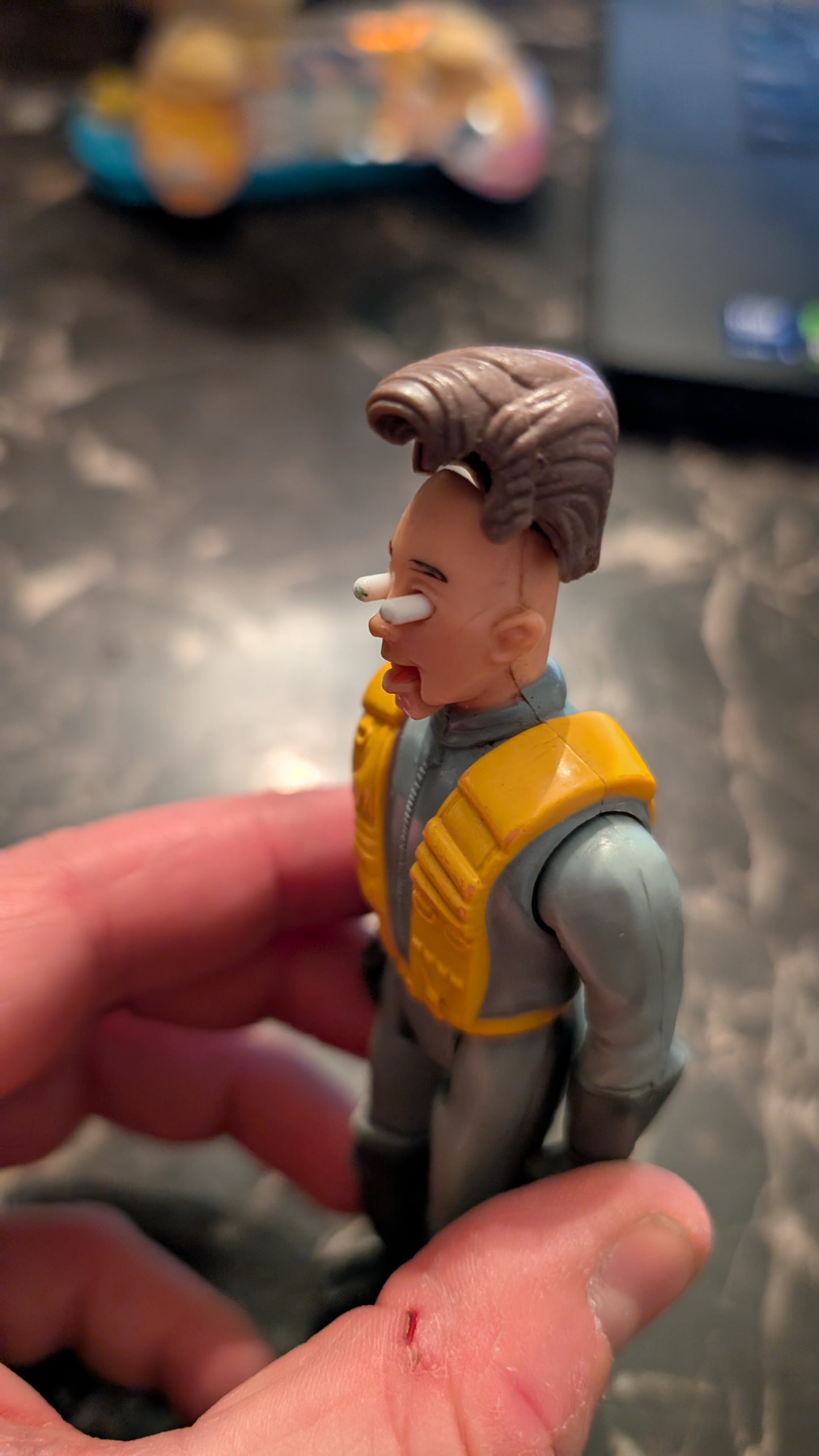 Peter Venkman Vintage Kenner The Real Ghostbusters Fright Features Action Figure