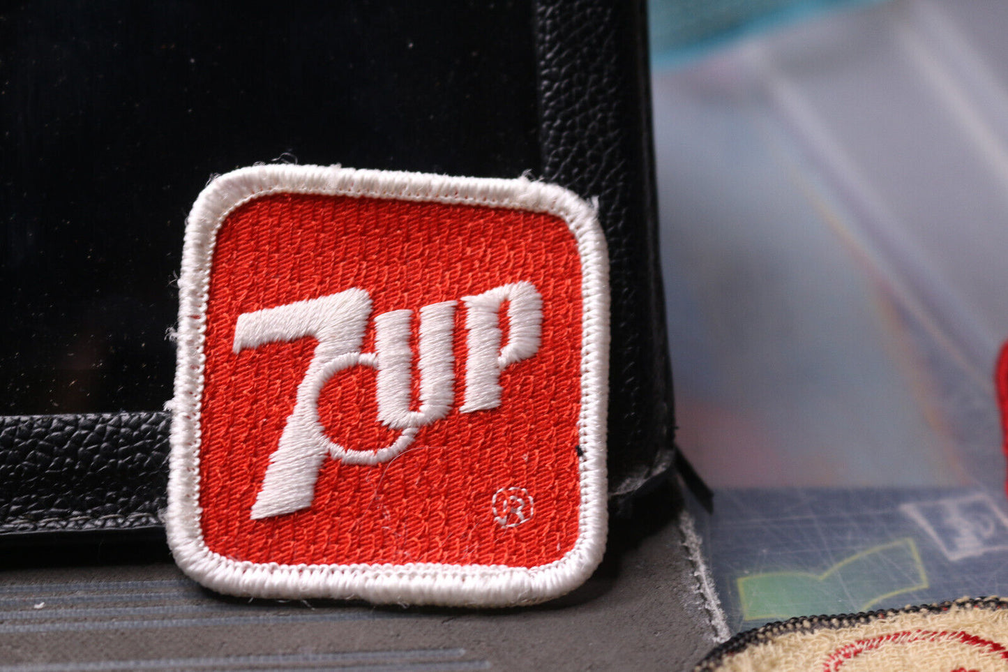 Vtg 7-Up (The Un-Cola) Lemon Lime Soft Drink Advertising Patch (Drink Genre)10J3