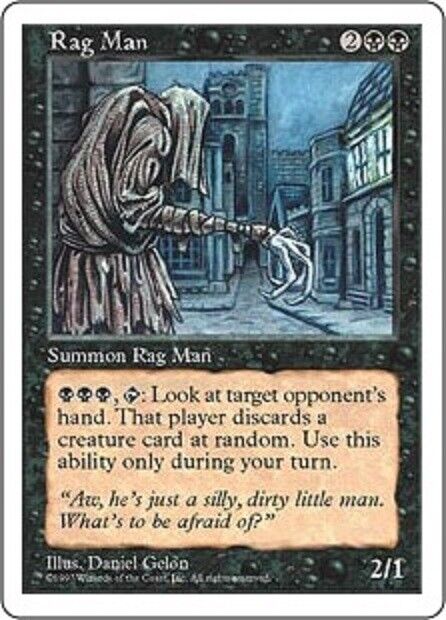 MTG MTG 1x Rag Man Fifth Edition Magic The Gathering
