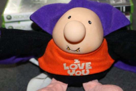 Ziggy Count Dracula Halloween I Love You Plush Doll 1993 Am.Greeting Nwt Toy