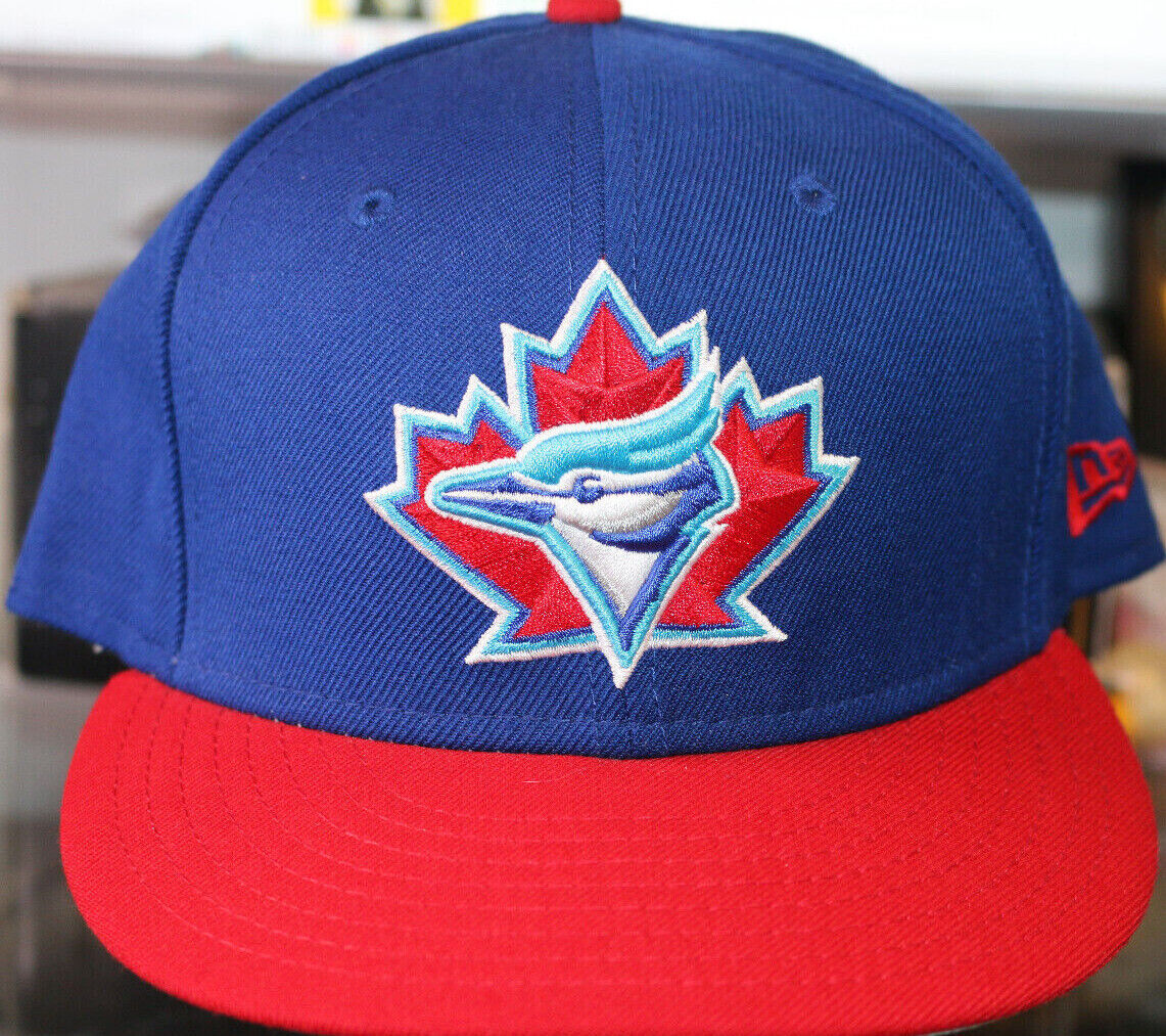 New Era Mlb Blue Jays Red & Blue Cap 59.6 Cm Fifty 7 1/2 Cooperstown C