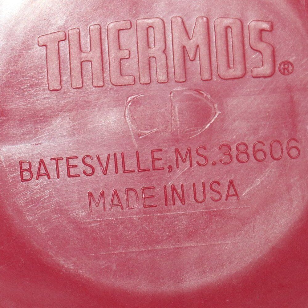 Vintage Oxblood Coffee Cup Insulated Thermos Model 3750 Hot Beverage Travel Mug