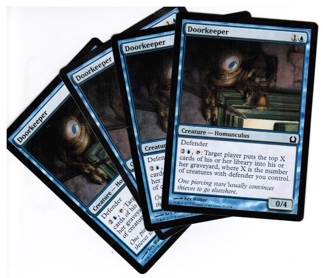 MTG MTG Doorkeeper Return to Ravnica X4 4x Magic the GAthering Look cards