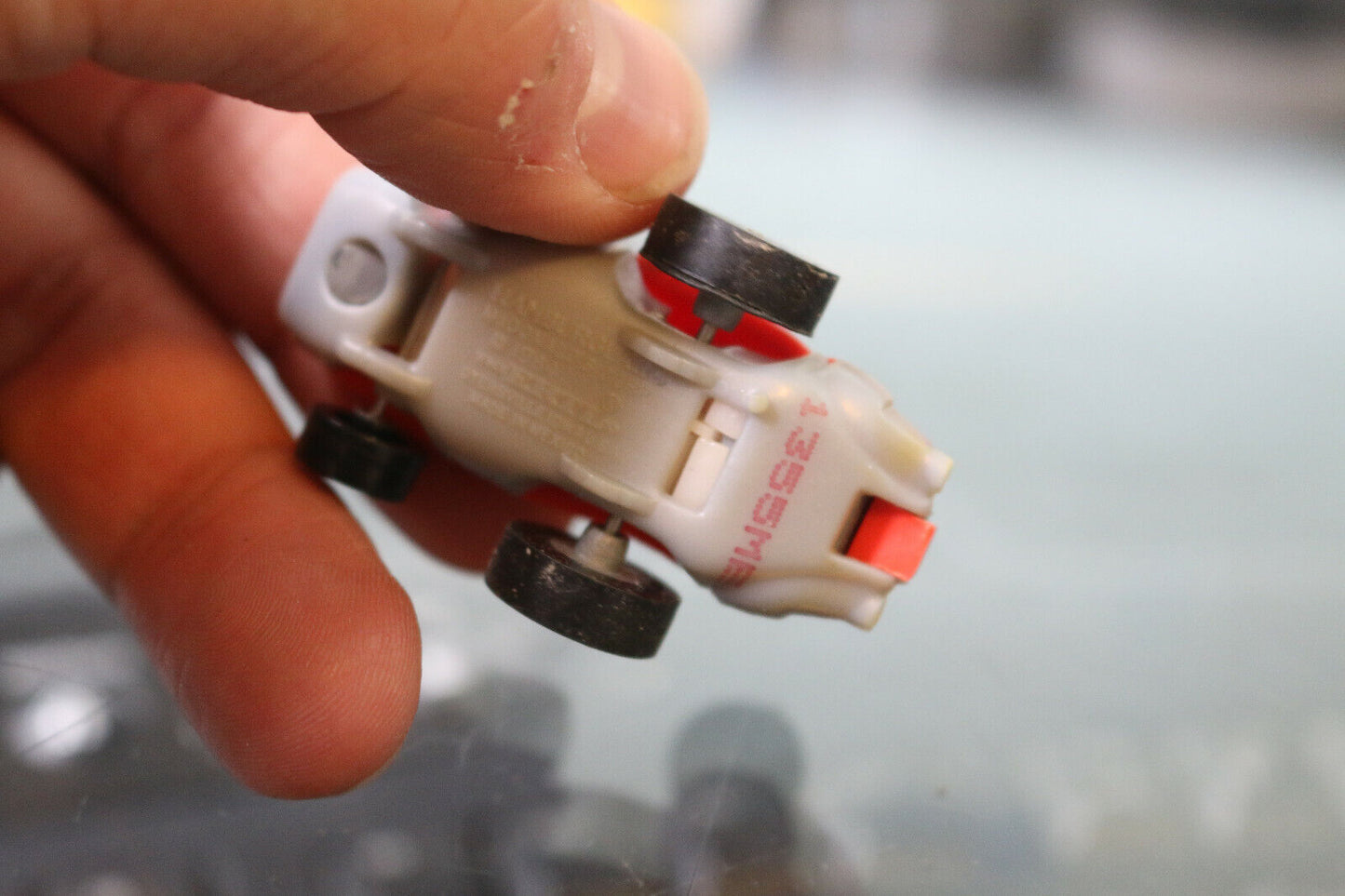 1984 Ertl Mcdonalds Fast Macs Pull Back Car 1980'S Hamburglar Toy Figure