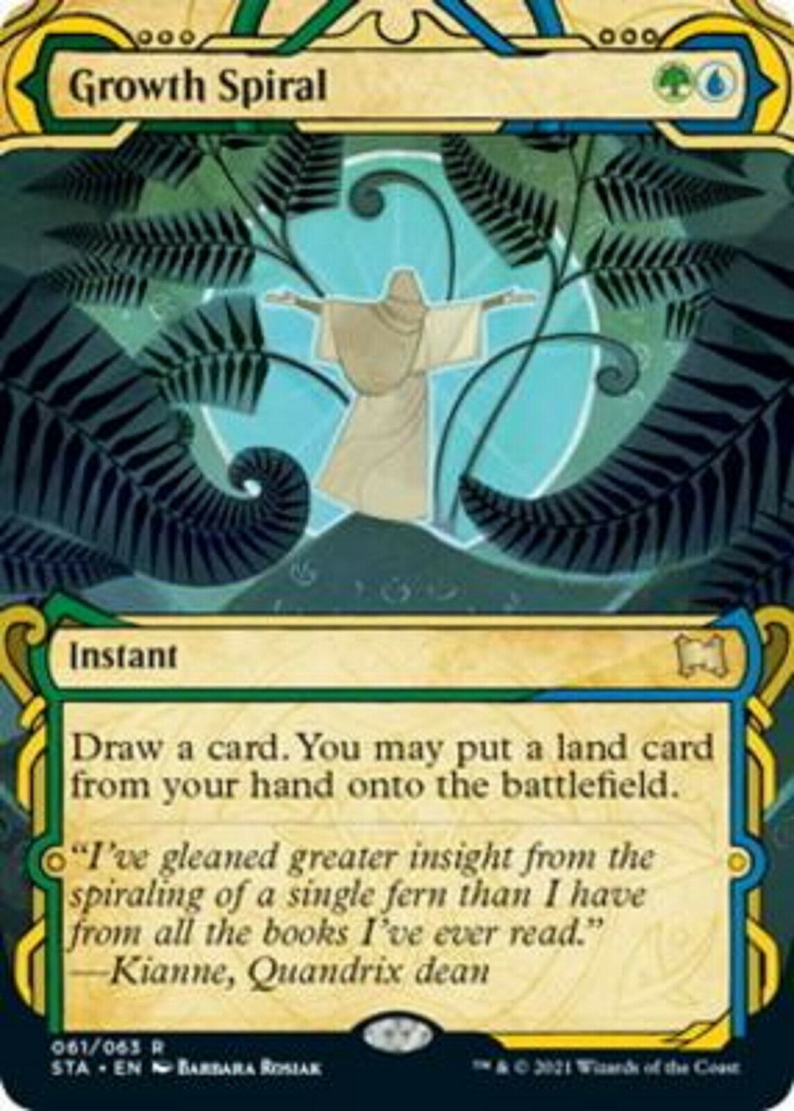 MTG MTG 1x Strixhaven Mystical Archive: Growth Spiral NM Magic