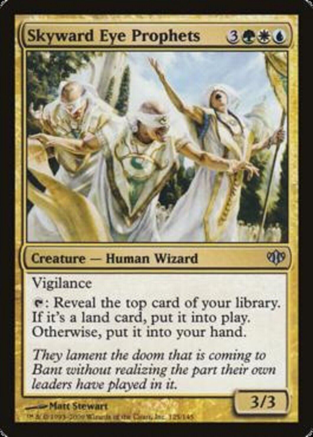 conflux mtg card MTG MTG 1x Skyward Eye Prophets Conflux card Magic the gathering – Omniphustoys