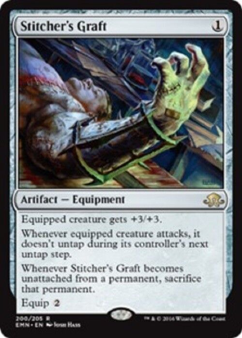 MTG 1x Stitcher's Graft Eldritch Moon Mtg Magic The Gathering Card Com   Omniphustoys