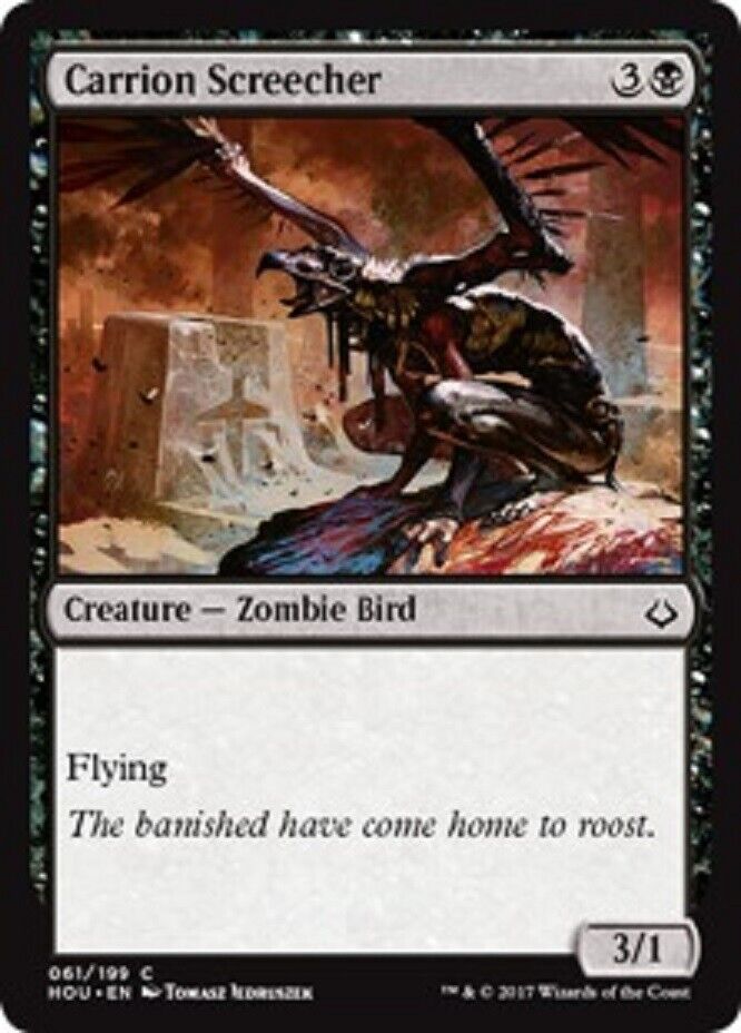 MTG MTG 4x Carrion Screecher Hour of Devastation cards Magic The Gathering